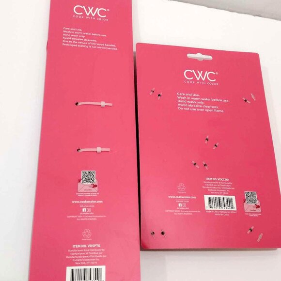 CWC Heart Themed 2 Piece Spatula Set Red And Pink Hearts And 4 Pc Cookie Cutter - Picture 3 of 4